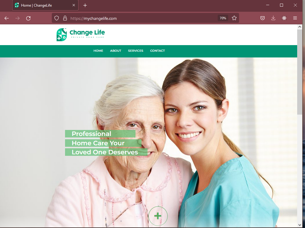 Screenshot of changelife